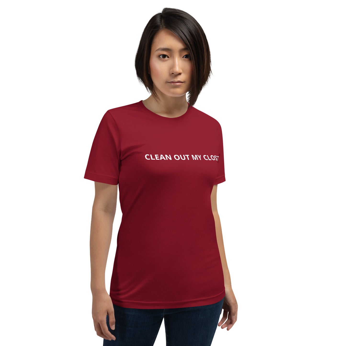 CLEAN OUT MY CLOSET Unisex t-shirt