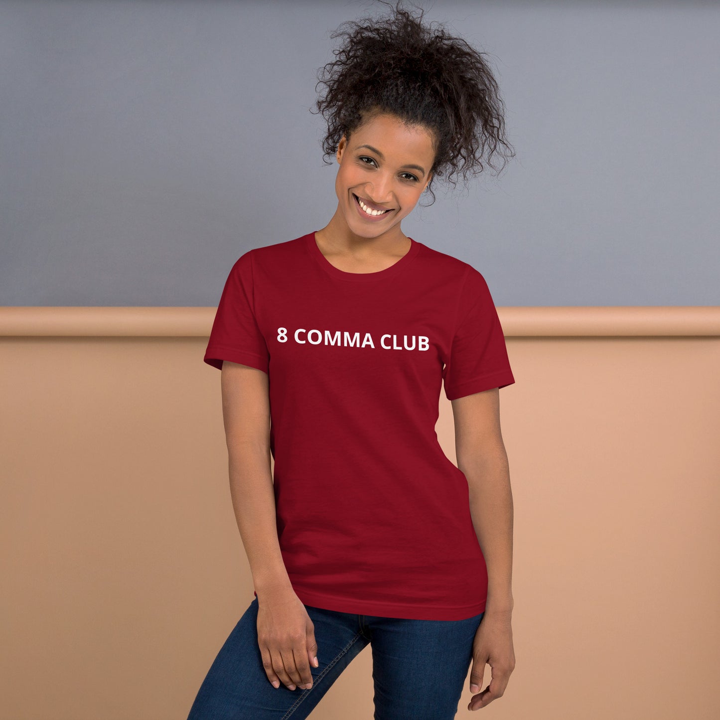 8 COMMA CLUB  Unisex t-shirt