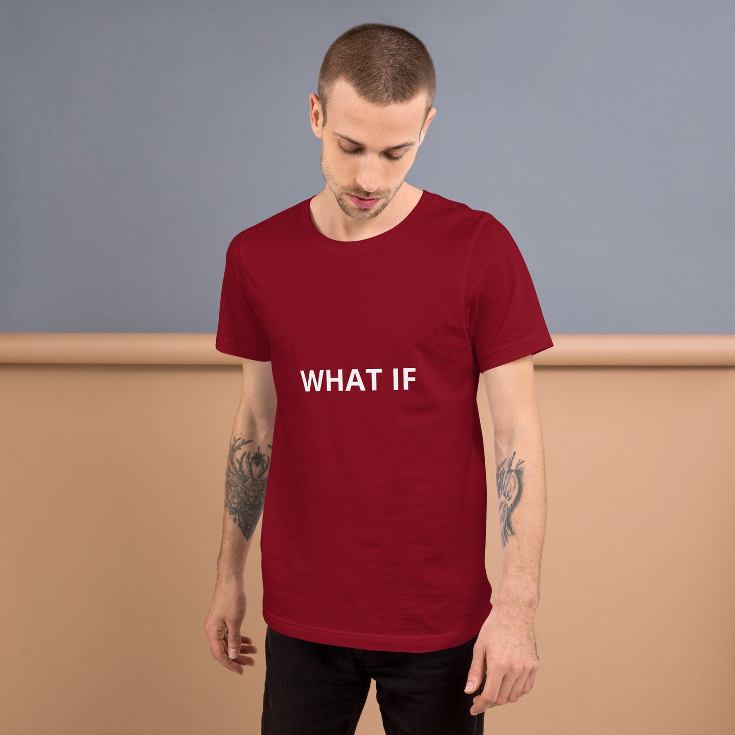 WHAT IF Unisex t-shirt