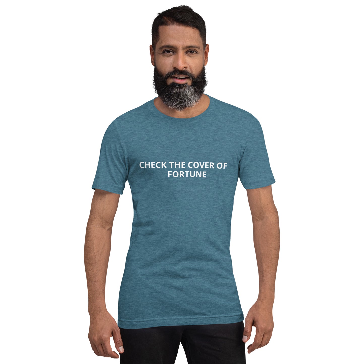 CHECK THE COVER OF FORTUNE Unisex t-shirt
