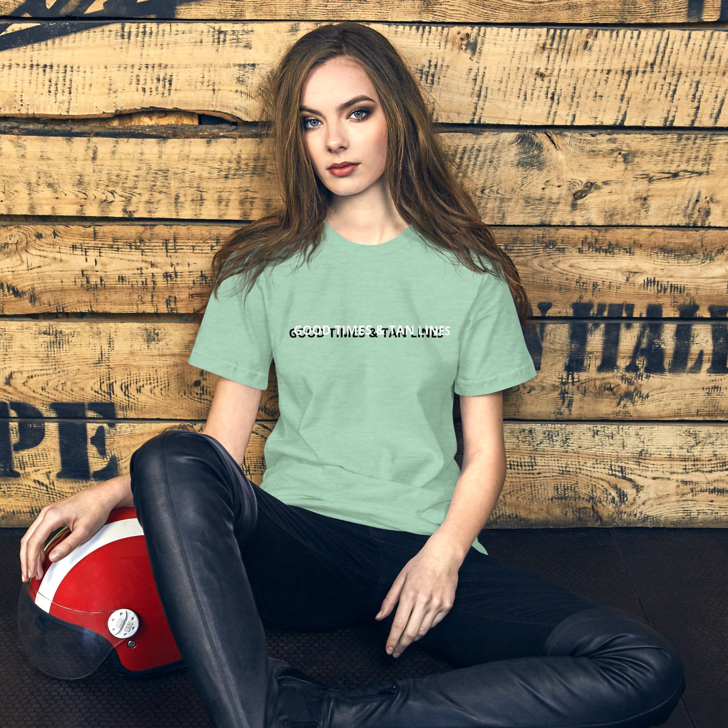 GOOD TIMES & TAN LINES Unisex t-shirt