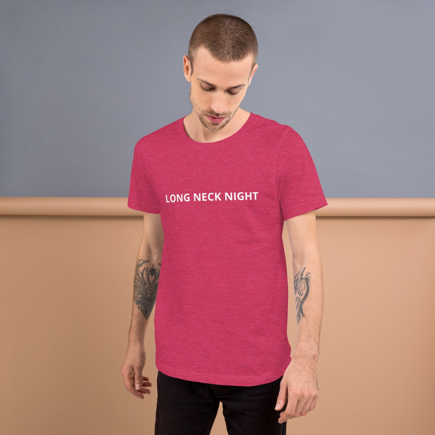 LONG NECK NIGHT Unisex t-shirt