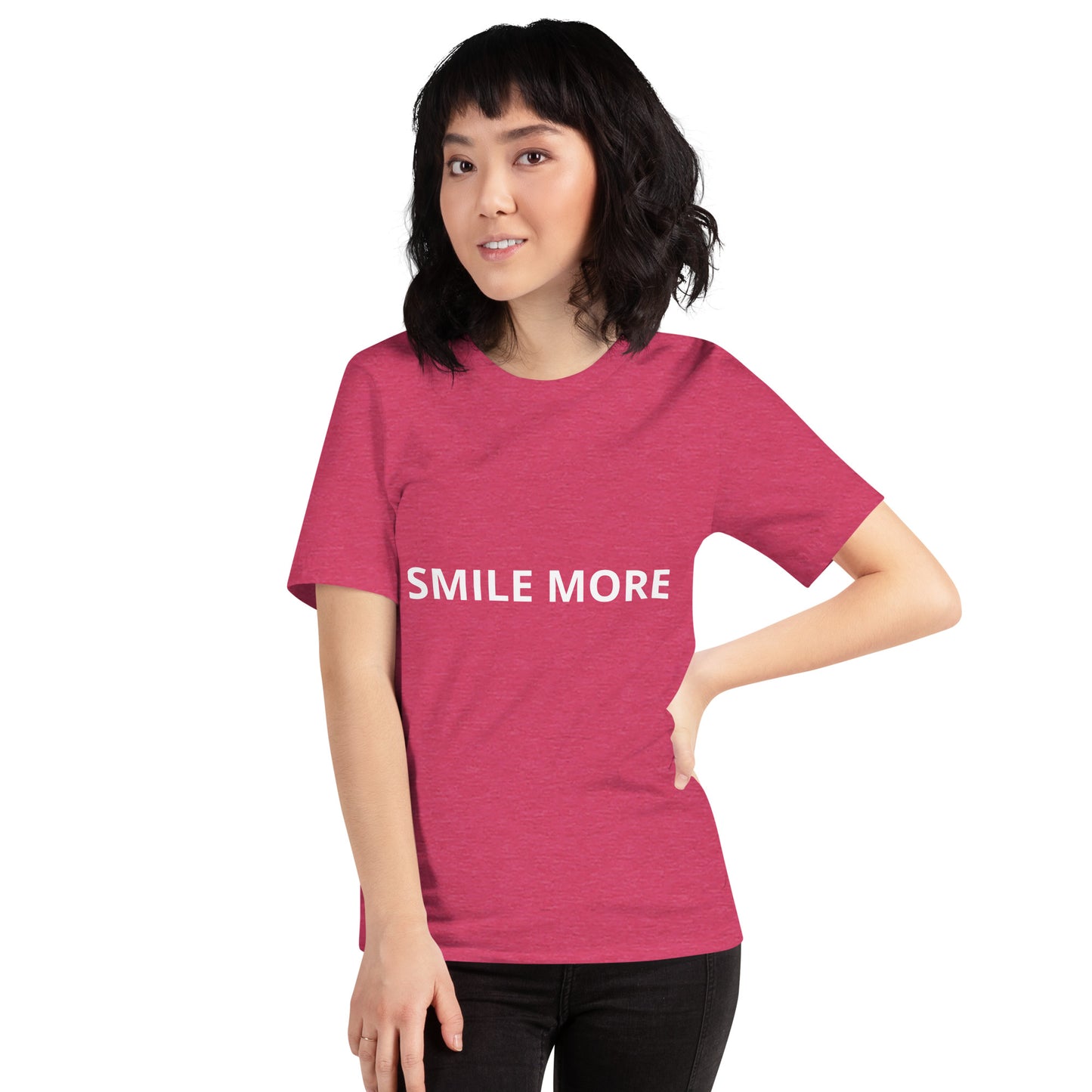 SMILE MORE Unisex t-shirt