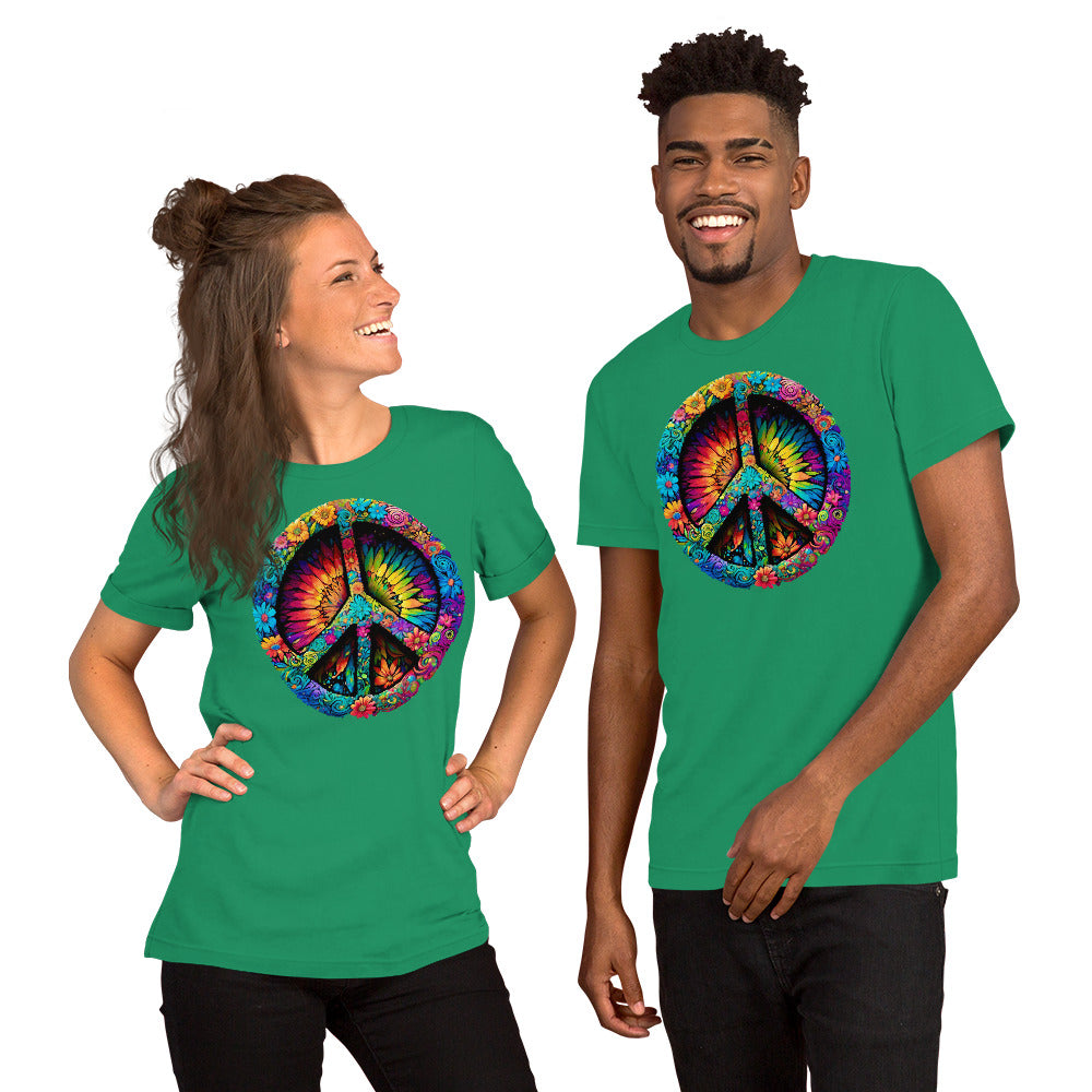 Peace & Love Unisex t-shirt