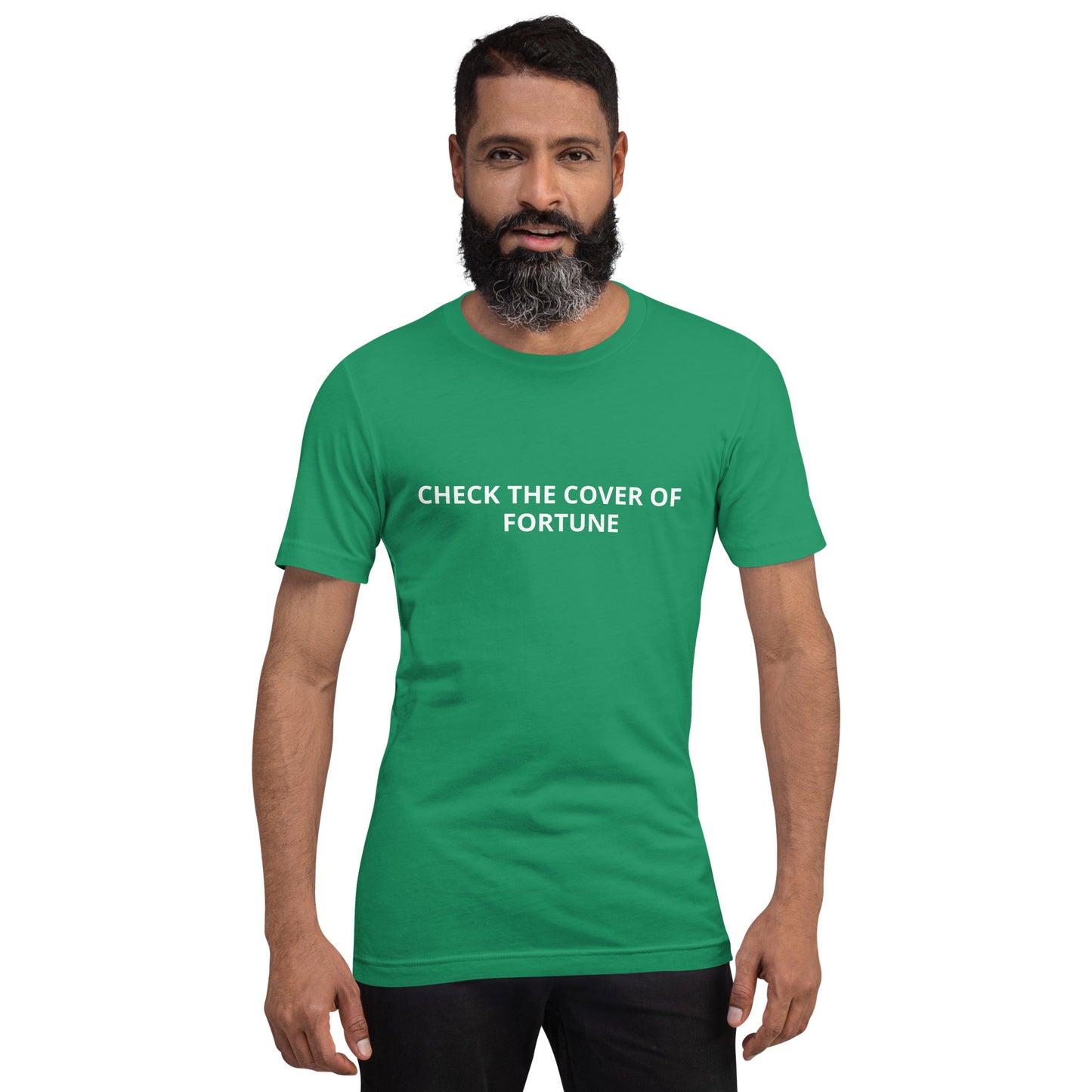 CHECK THE COVER OF FORTUNE Unisex t-shirt