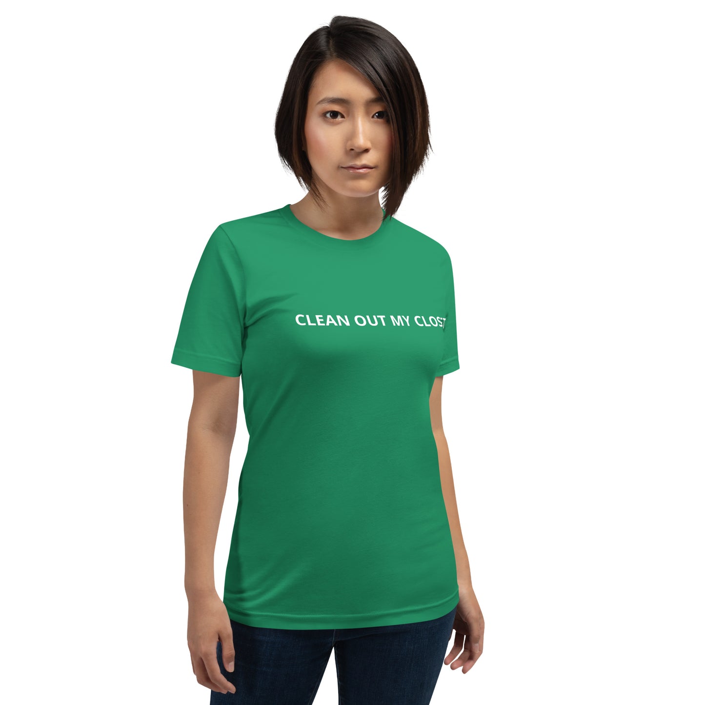 CLEAN OUT MY CLOSET Unisex t-shirt