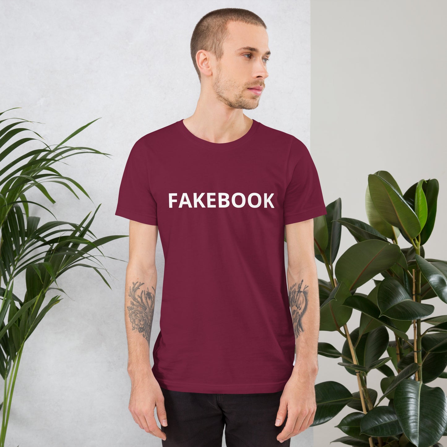 FAKEBOOK Unisex t-shirt
