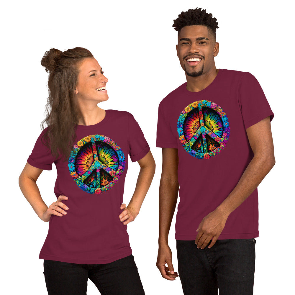 Peace & Love Unisex t-shirt