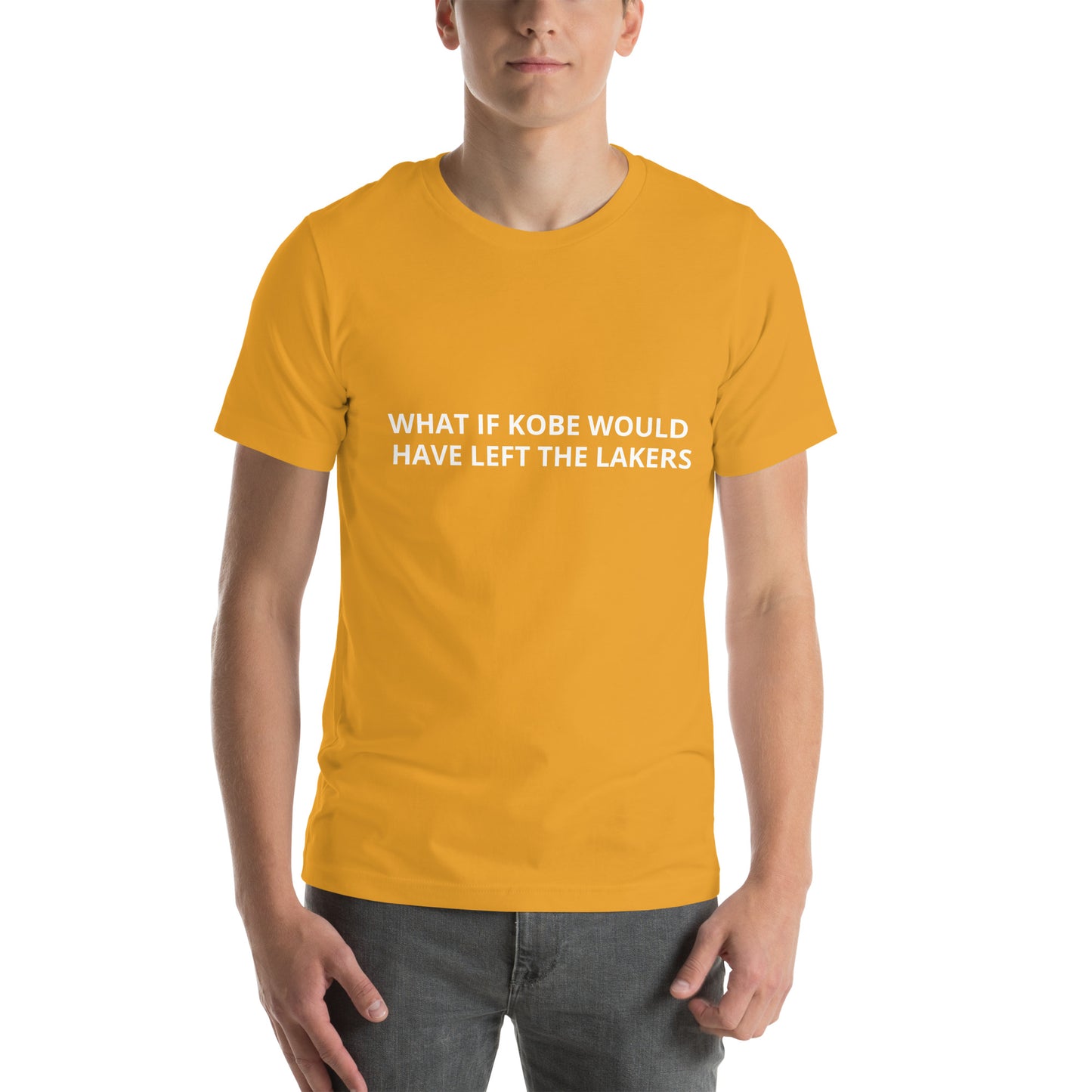 WHAT IF KOBE WOULD HAVE LEFT THE LAKERS Unisex t-shirt