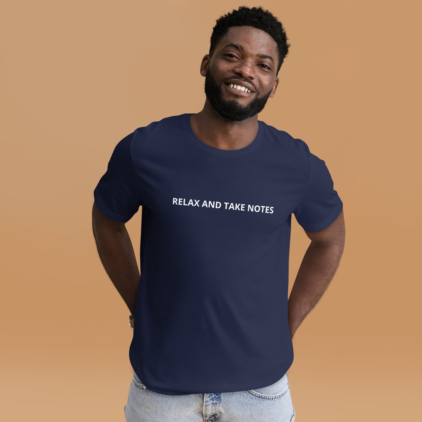RELAX AND TAKE NOTES Unisex t-shirt