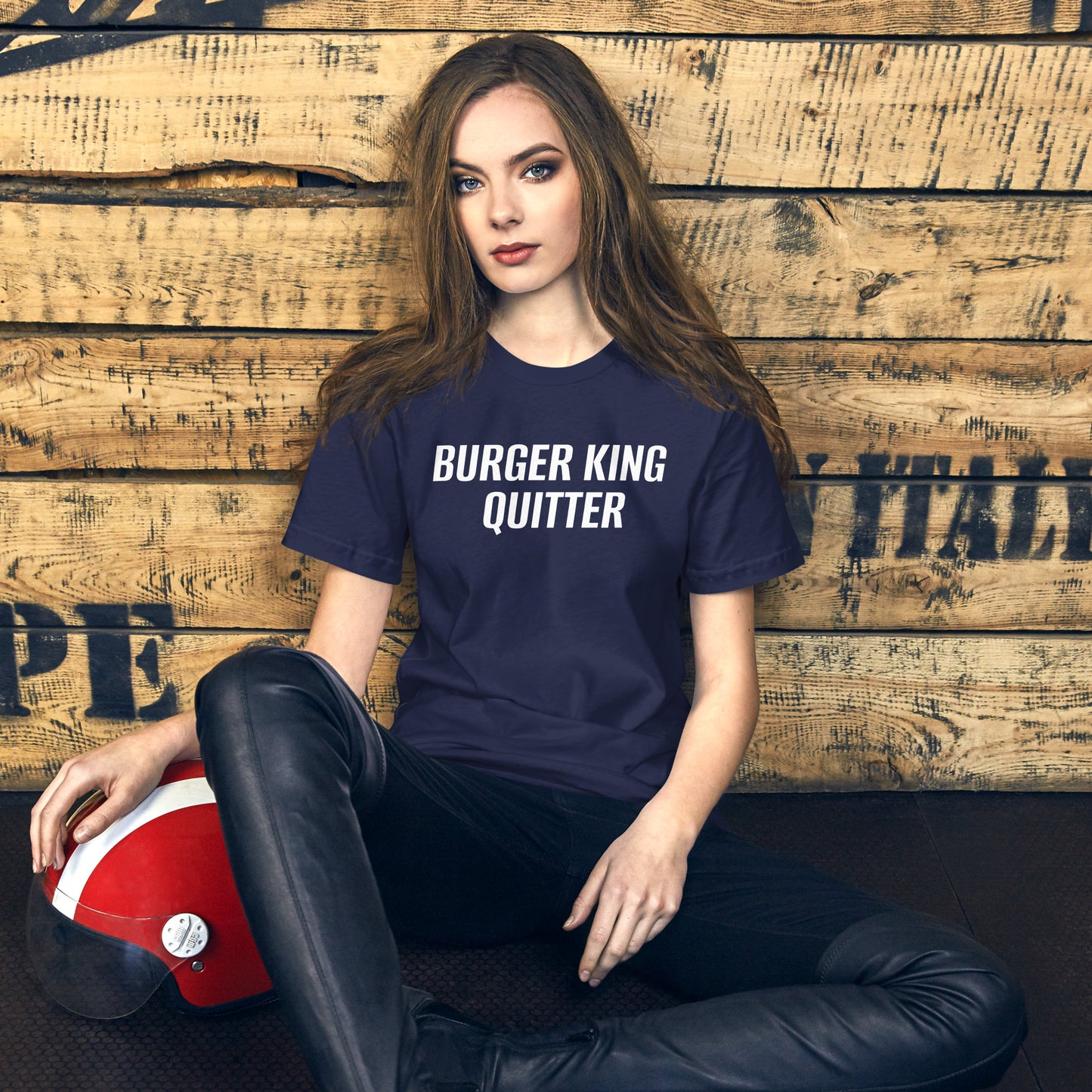 BURGER KING QUITTER Unisex t-shirt