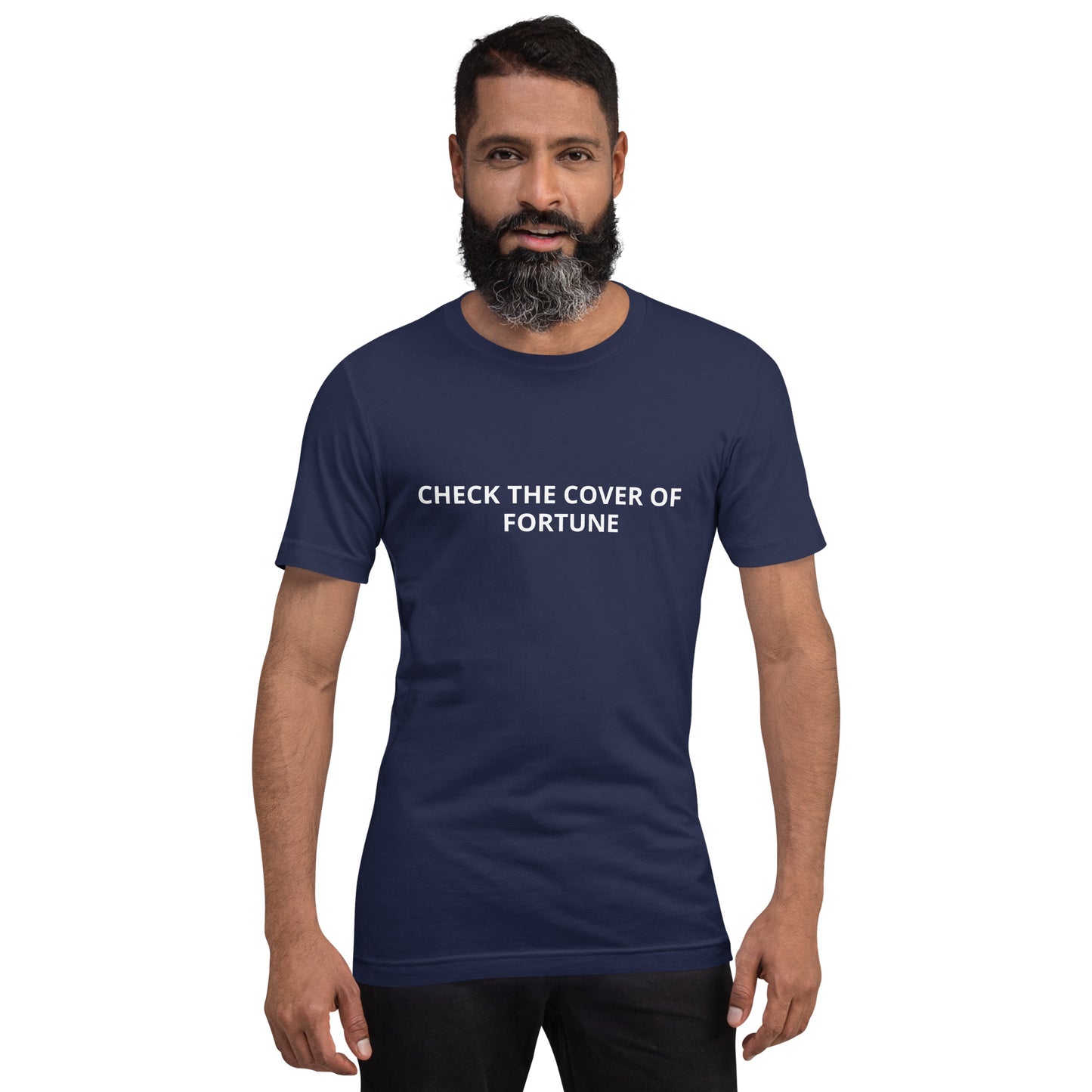 CHECK THE COVER OF FORTUNE Unisex t-shirt