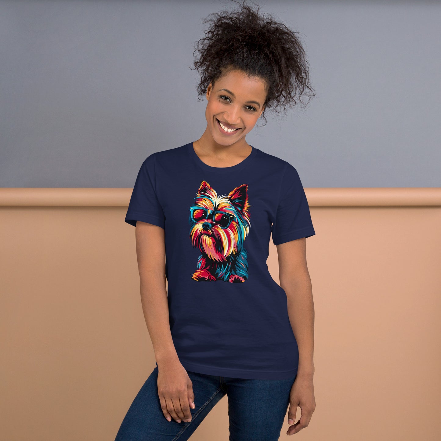 Yorkies Rule! Unisex t-shirt