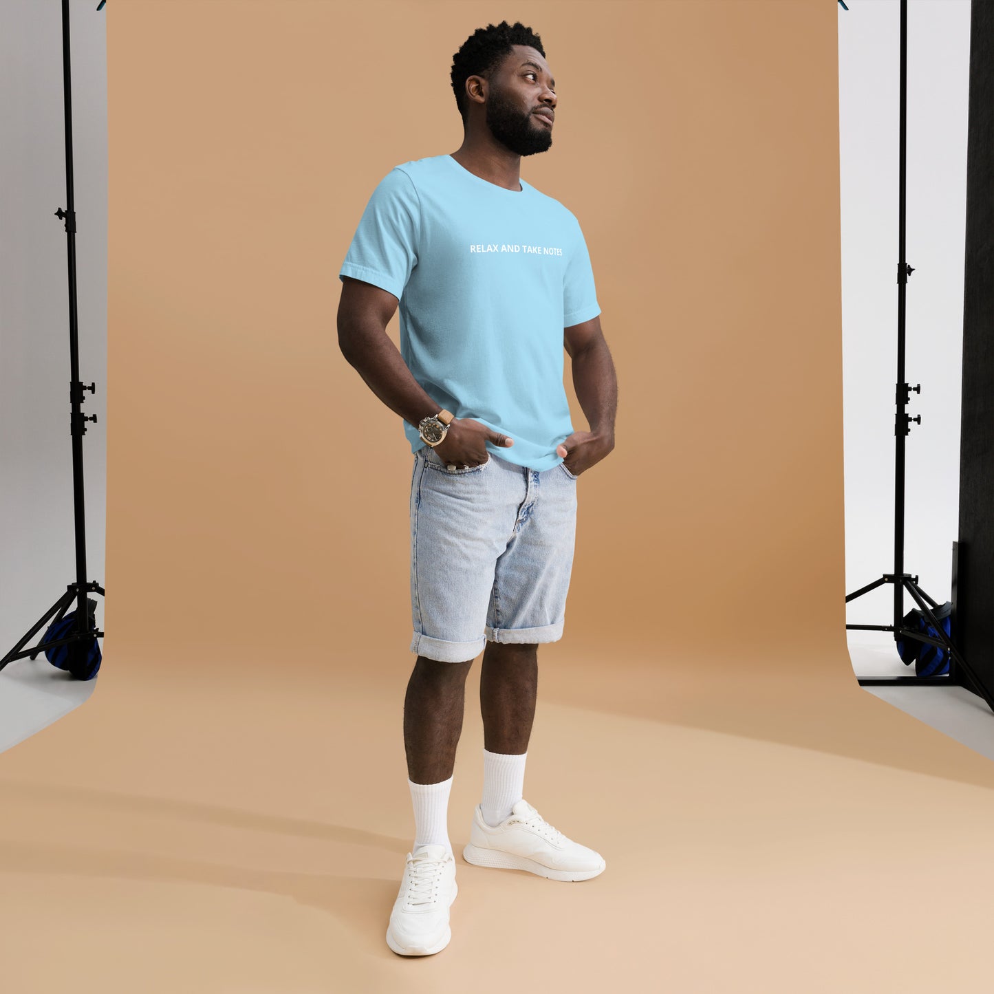 RELAX AND TAKE NOTES Unisex t-shirt