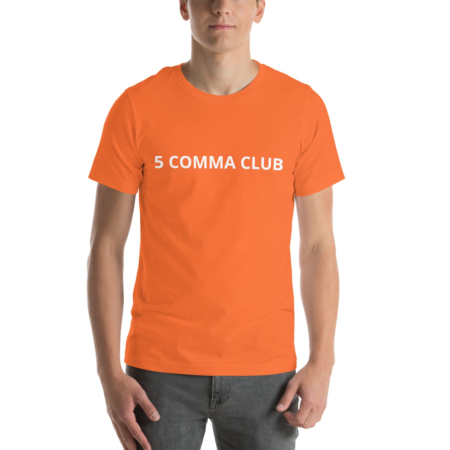 5 COMMA CLUB  Unisex t-shirt