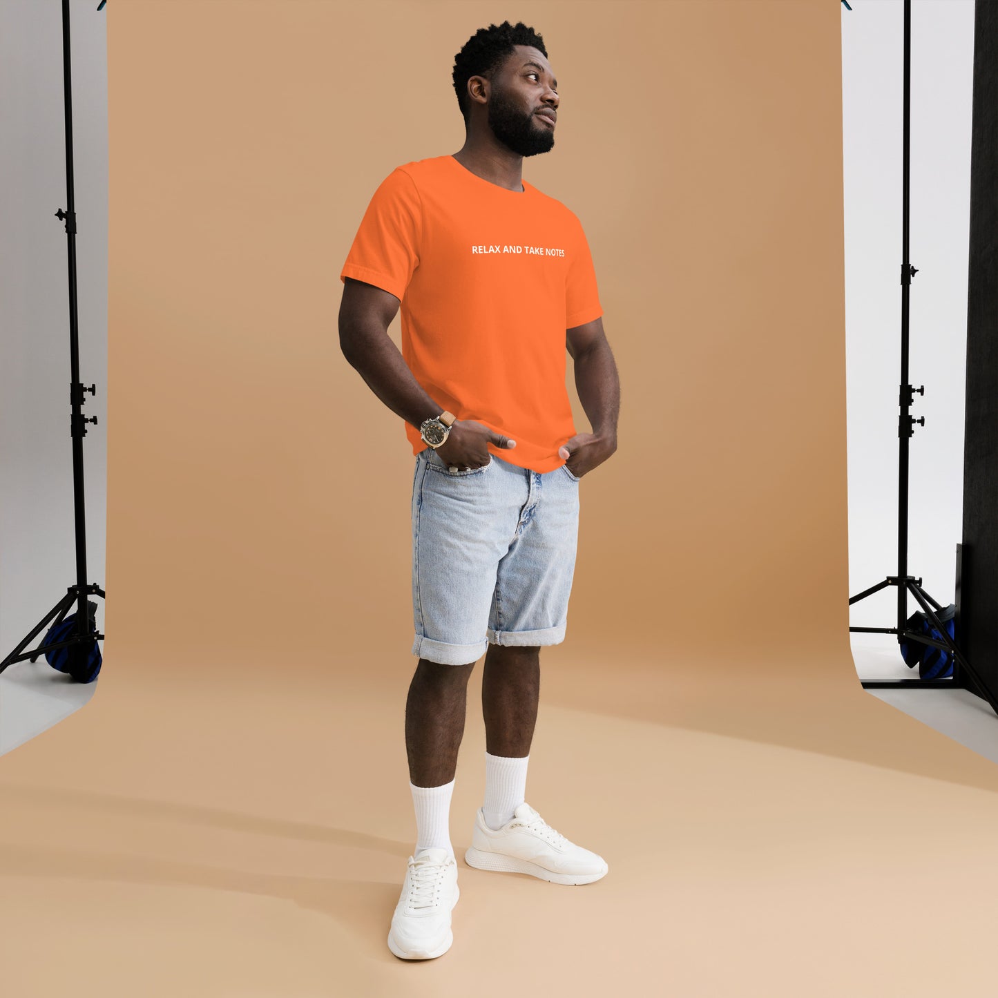 RELAX AND TAKE NOTES Unisex t-shirt