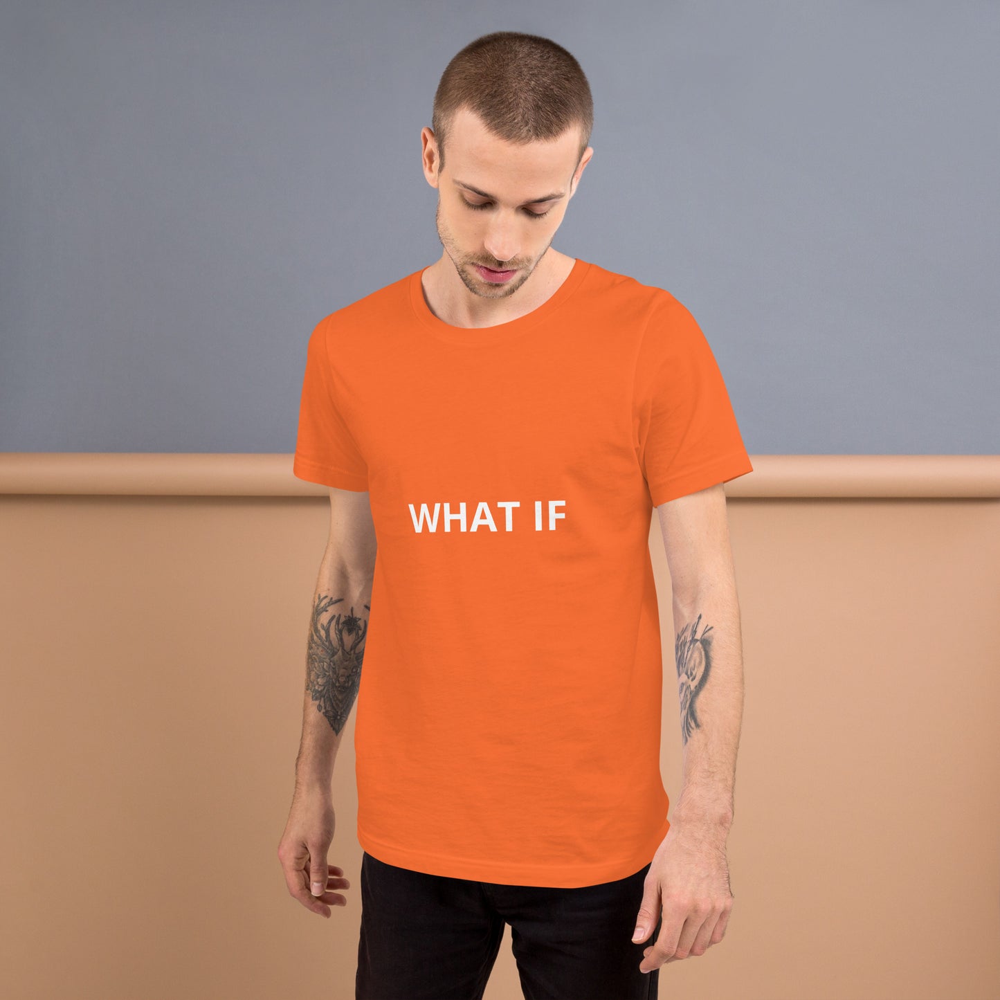 WHAT IF Unisex t-shirt