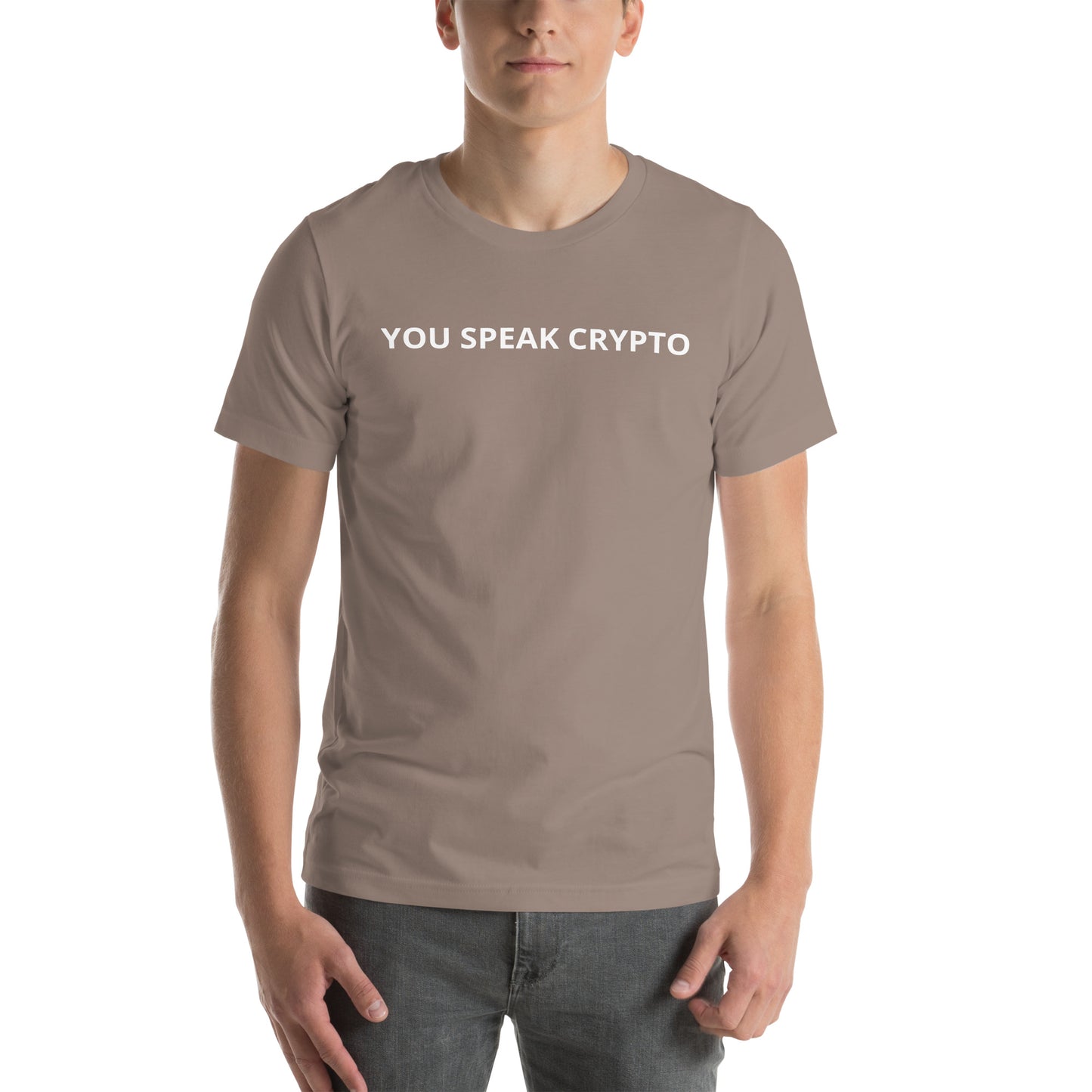 YOU SPEAK CRYPTO Unisex t-shirt