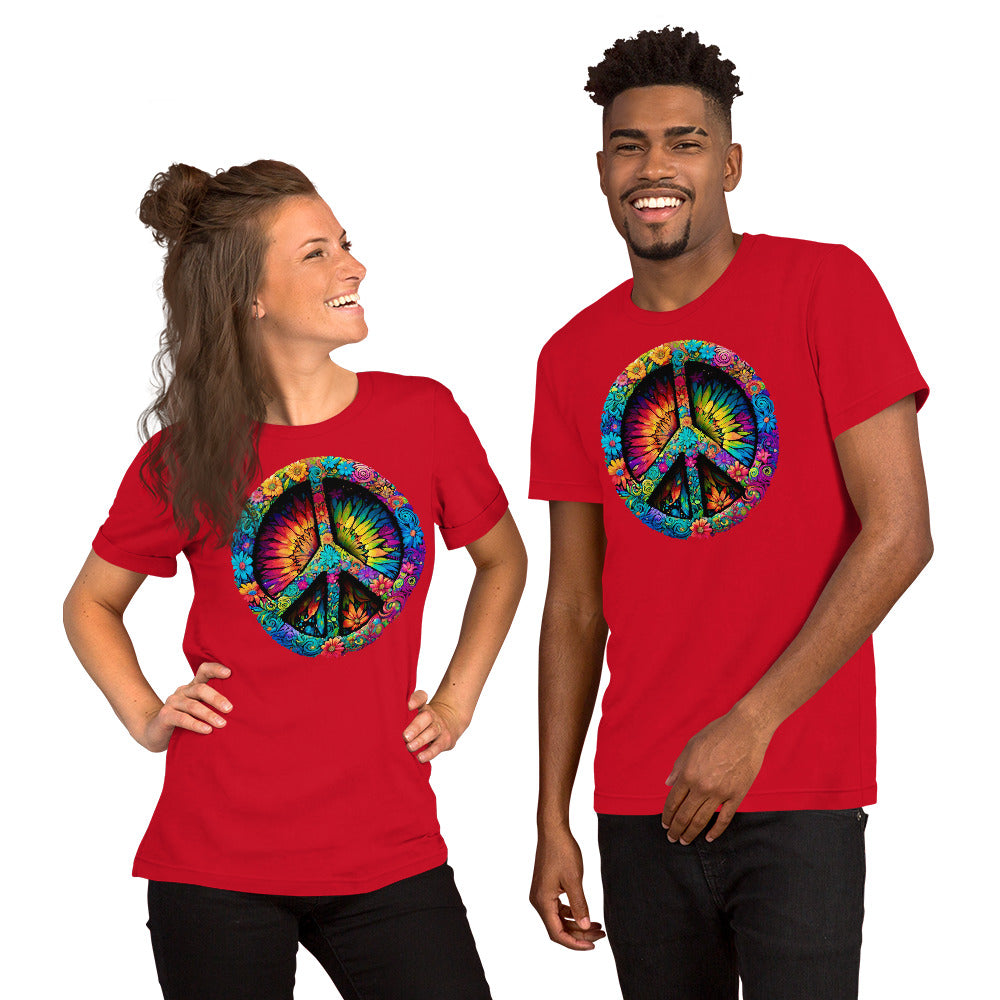 Peace & Love Unisex t-shirt