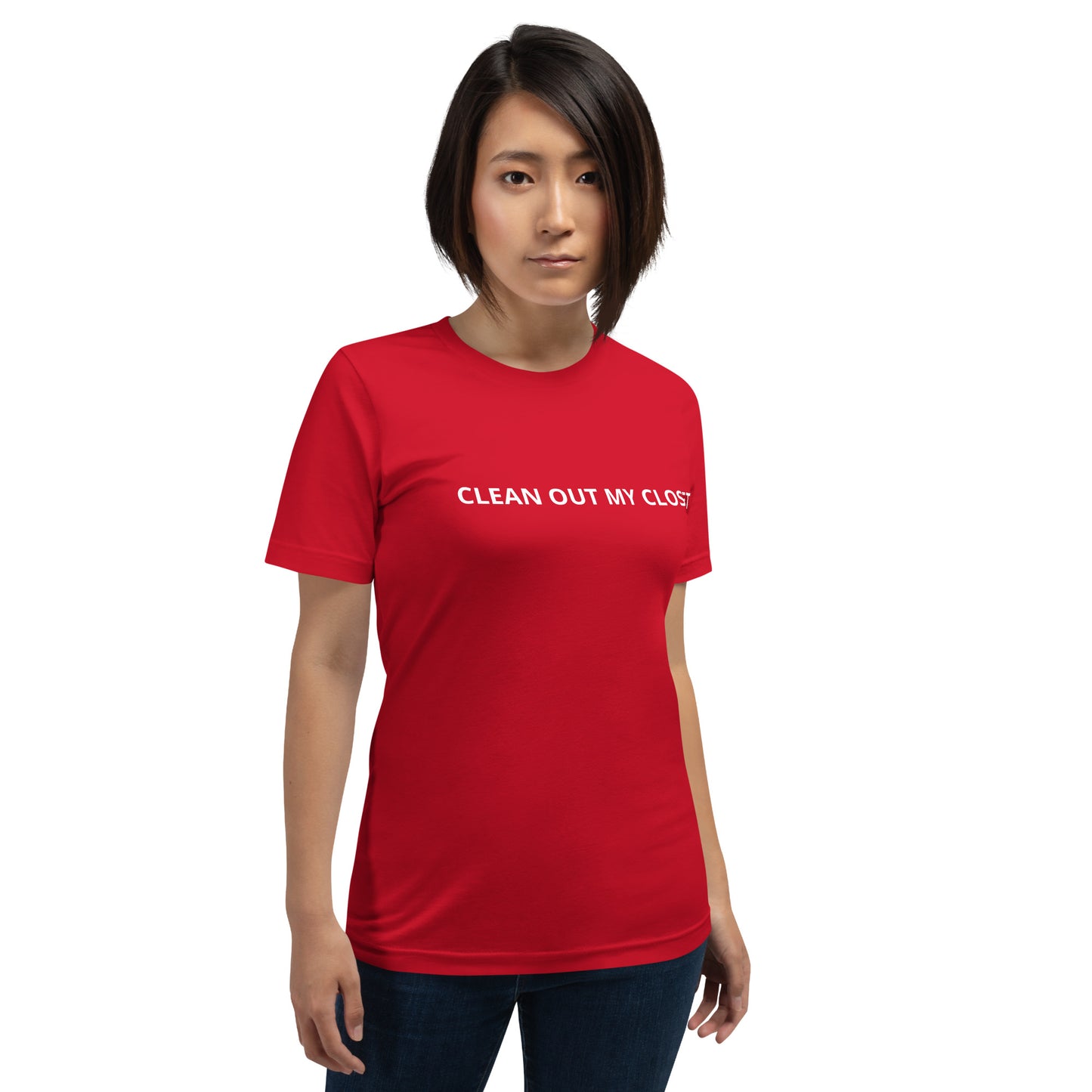 CLEAN OUT MY CLOSET Unisex t-shirt