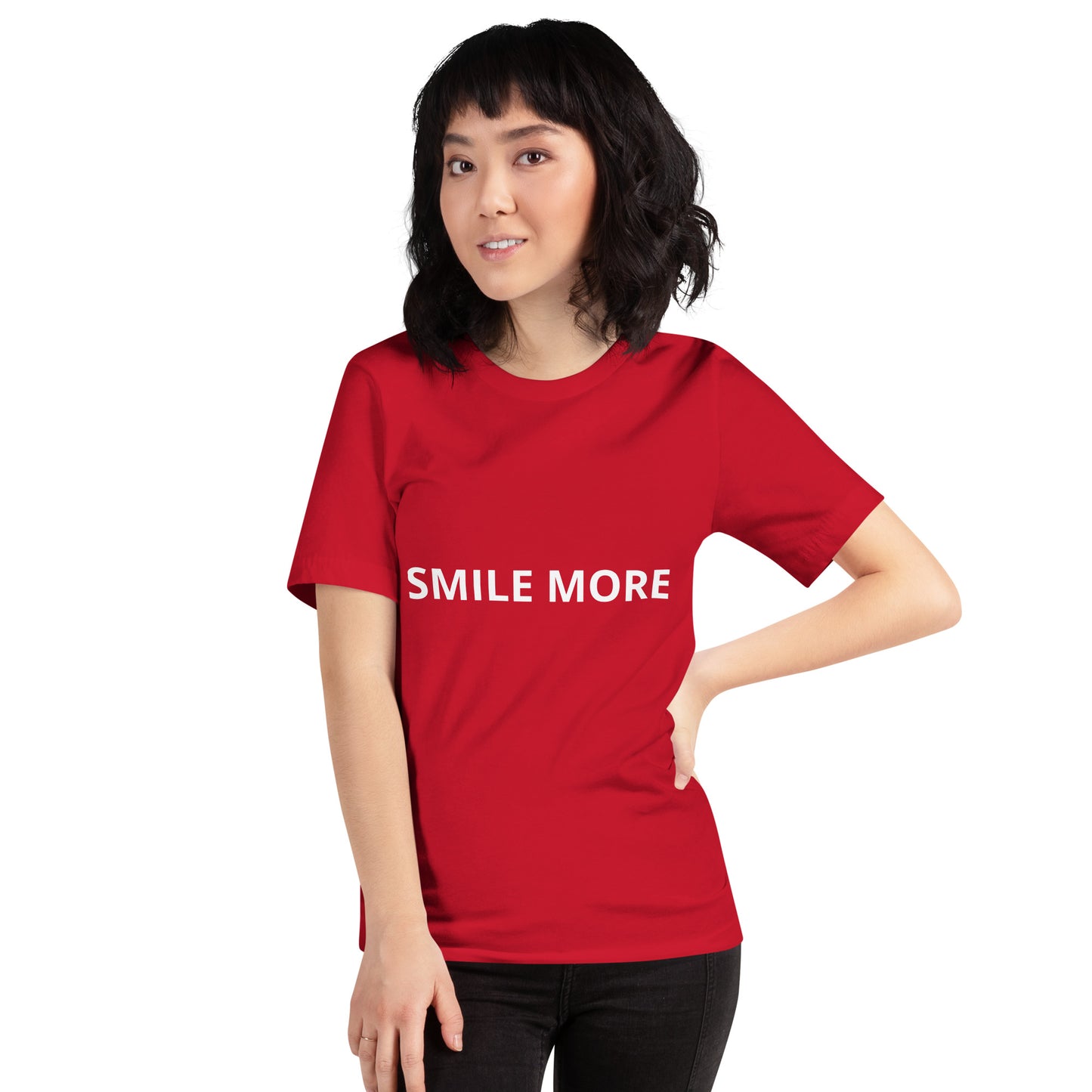 SMILE MORE Unisex t-shirt