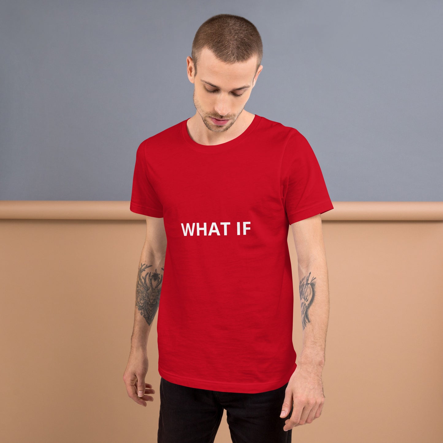 WHAT IF Unisex t-shirt