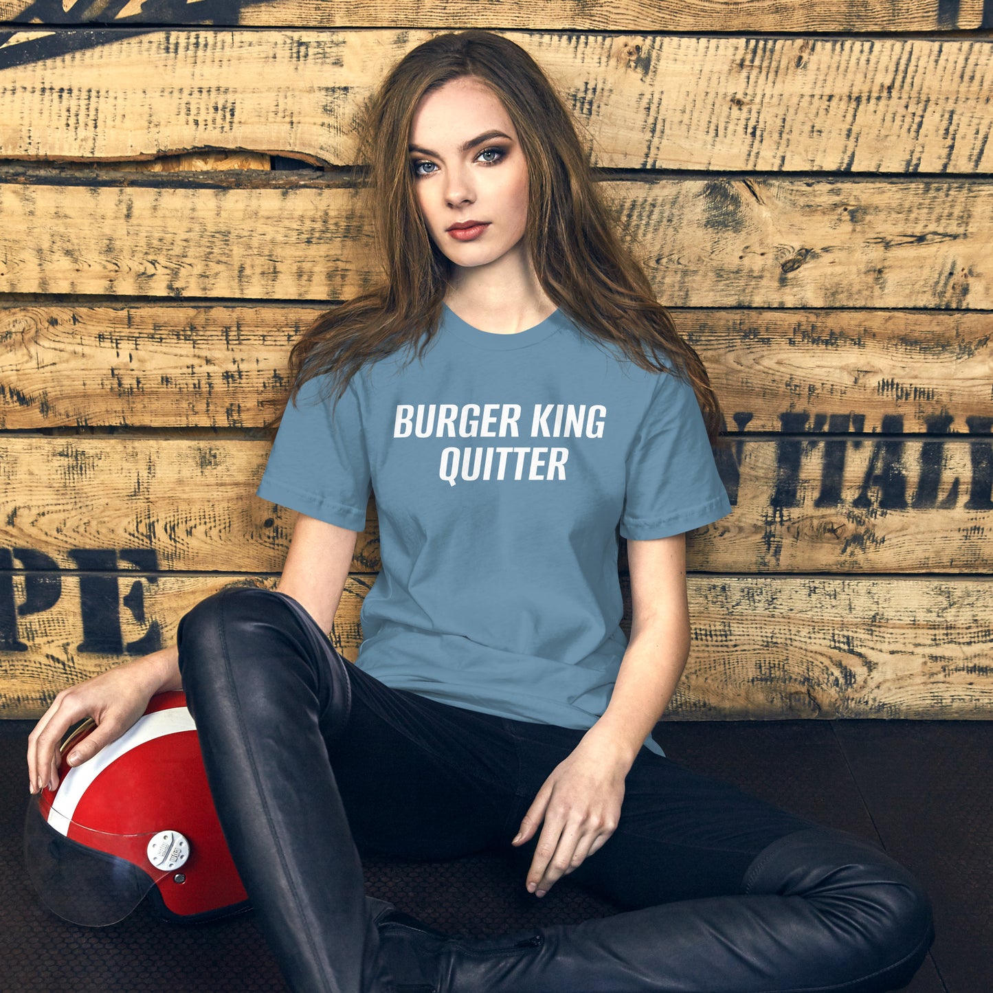 BURGER KING QUITTER Unisex t-shirt