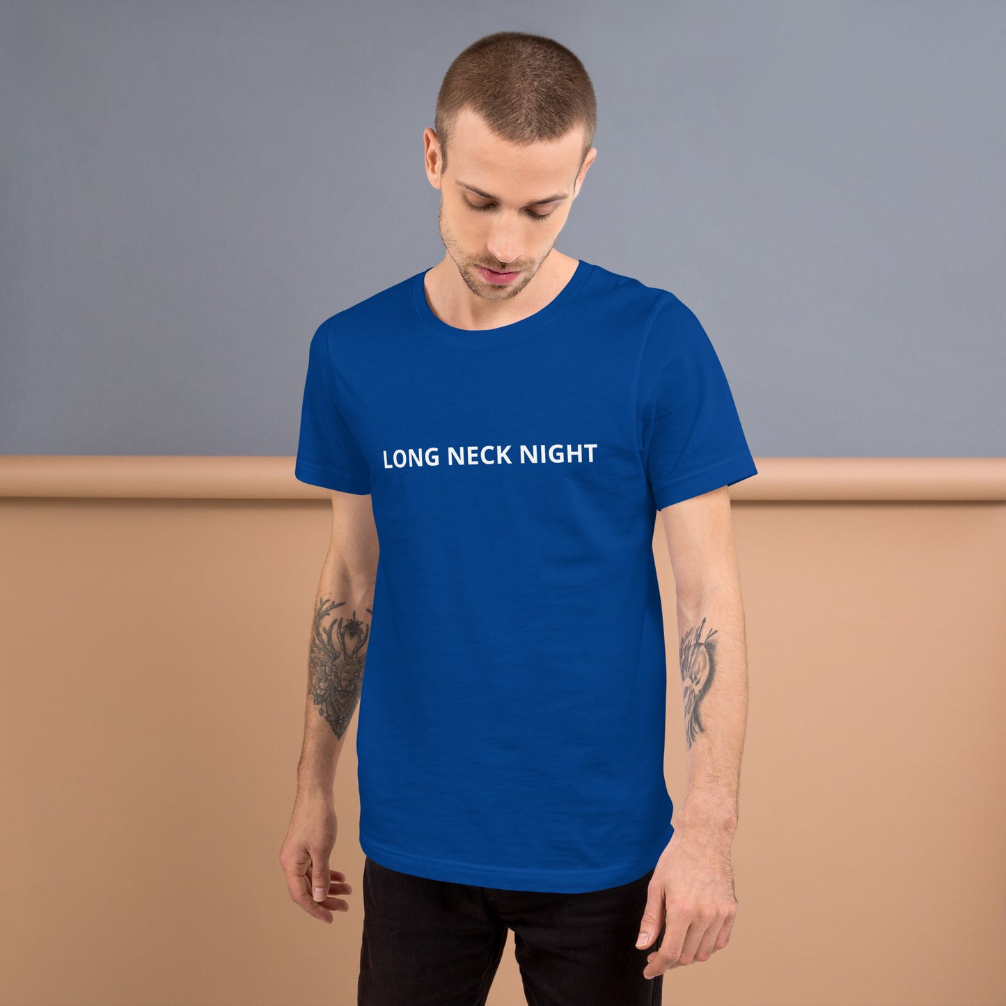 LONG NECK NIGHT Unisex t-shirt