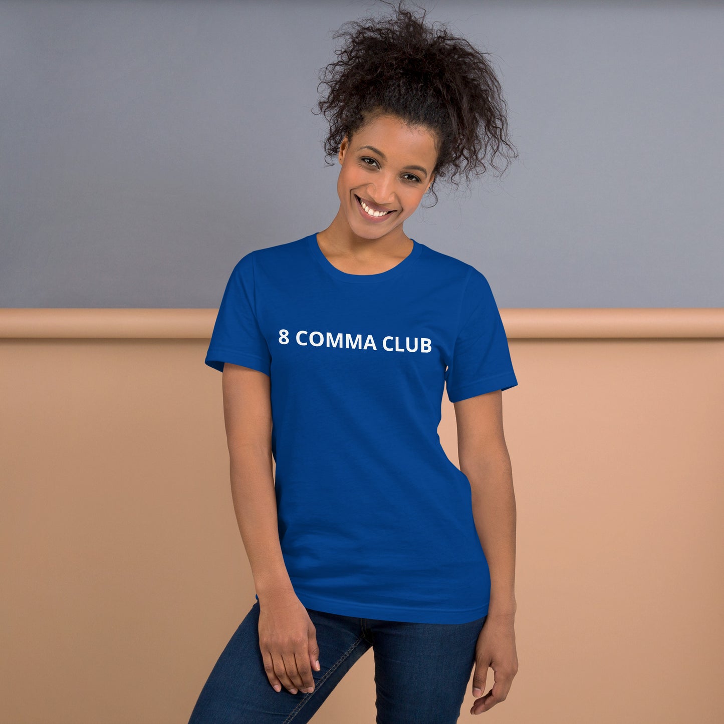 8 COMMA CLUB  Unisex t-shirt