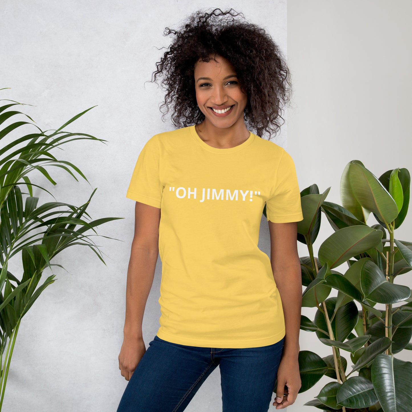 "OH JIMMY!" Unisex t-shirt