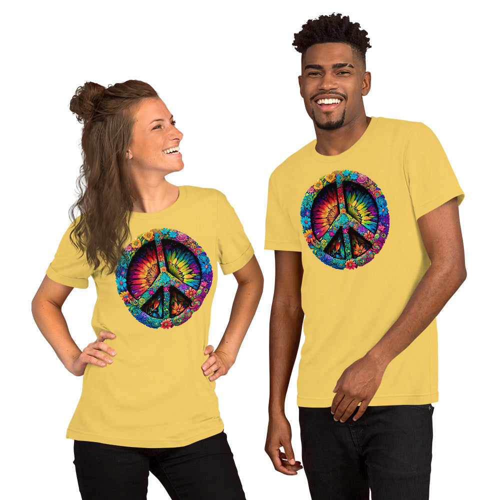 Peace & Love Unisex t-shirt