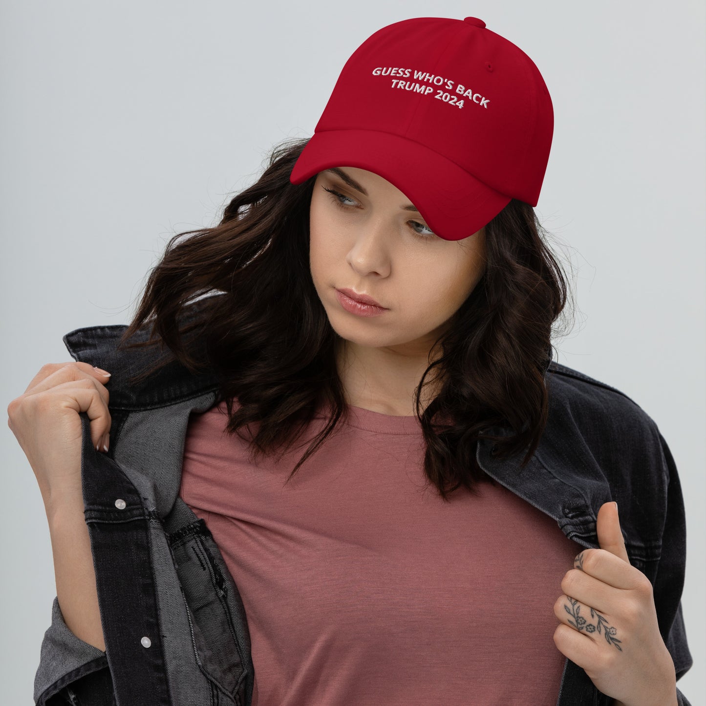 GUESS WHO'S BACK TRUMP 2024  hat