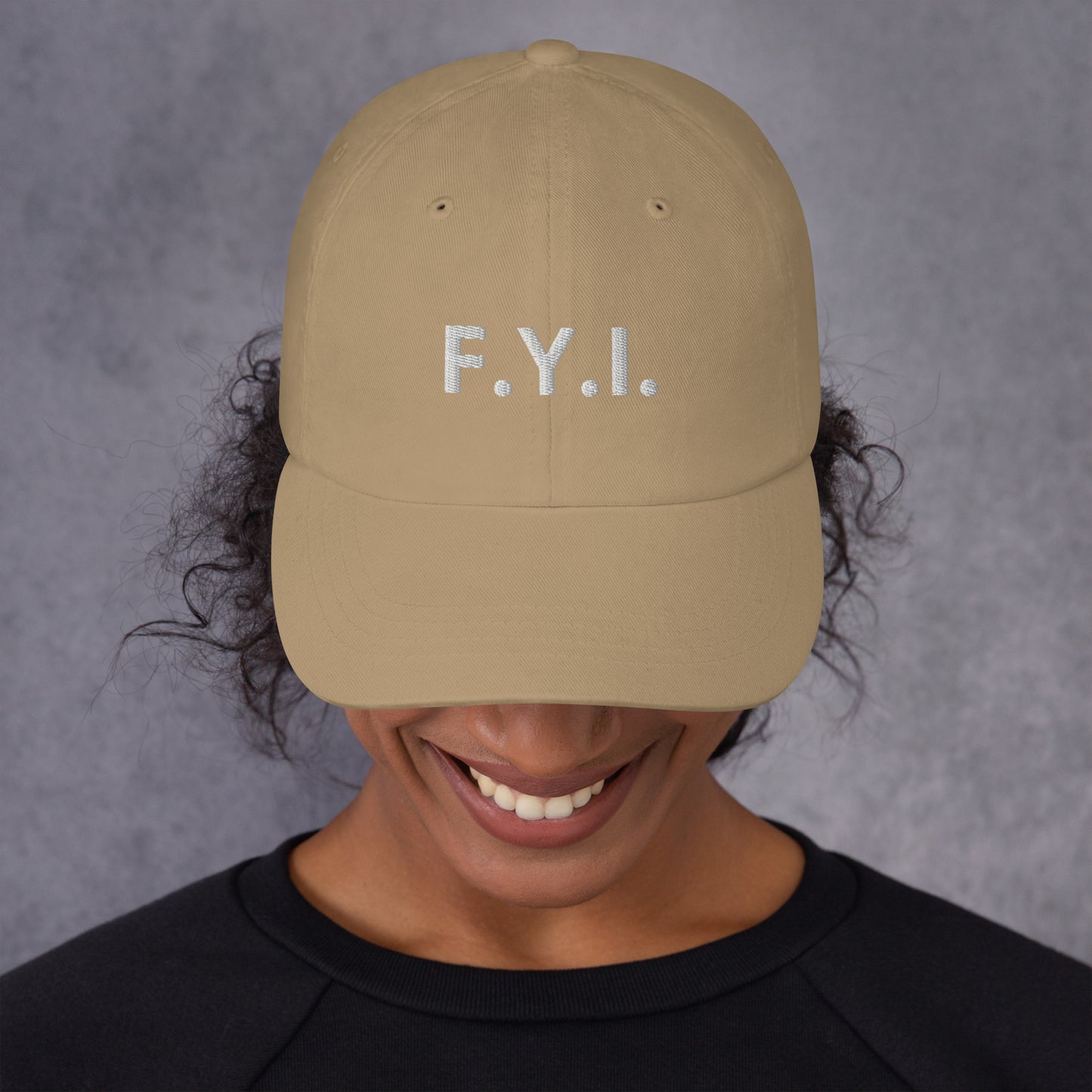 F.Y.I.  hat