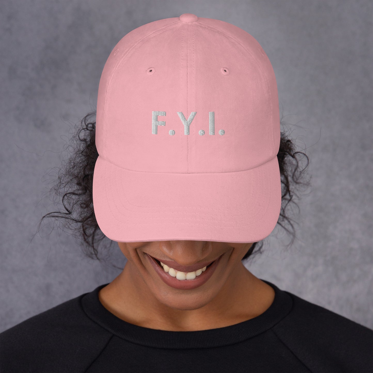 F.Y.I.  hat