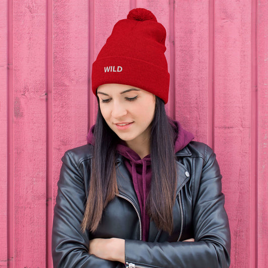 WILD Pom-Pom Beanie