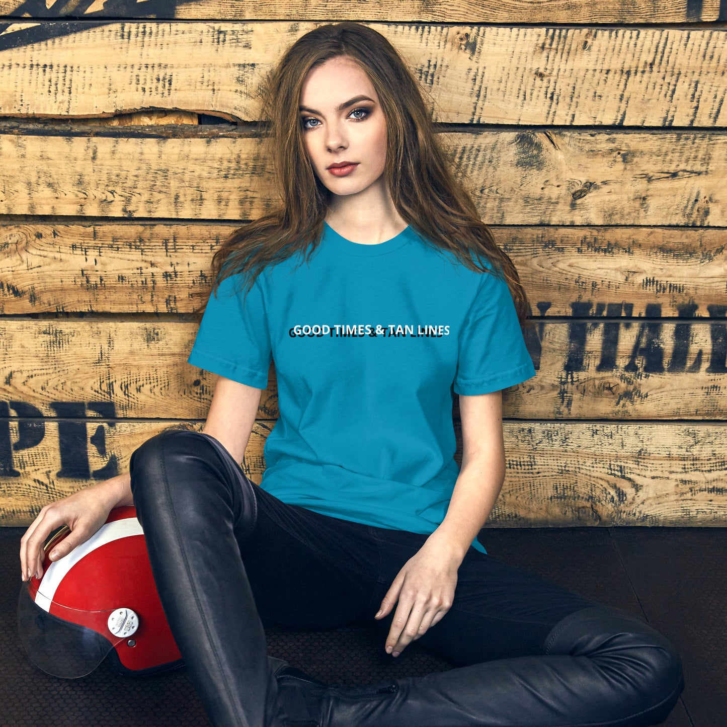 GOOD TIMES & TAN LINES Unisex t-shirt