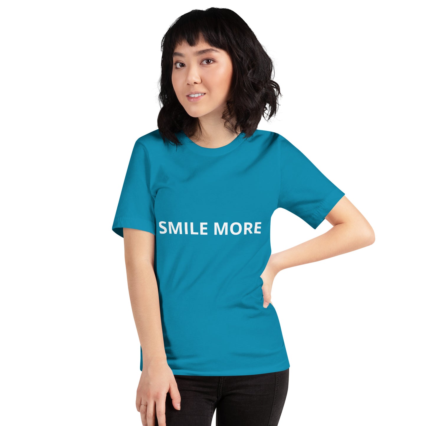 SMILE MORE  Unisex t-shirt