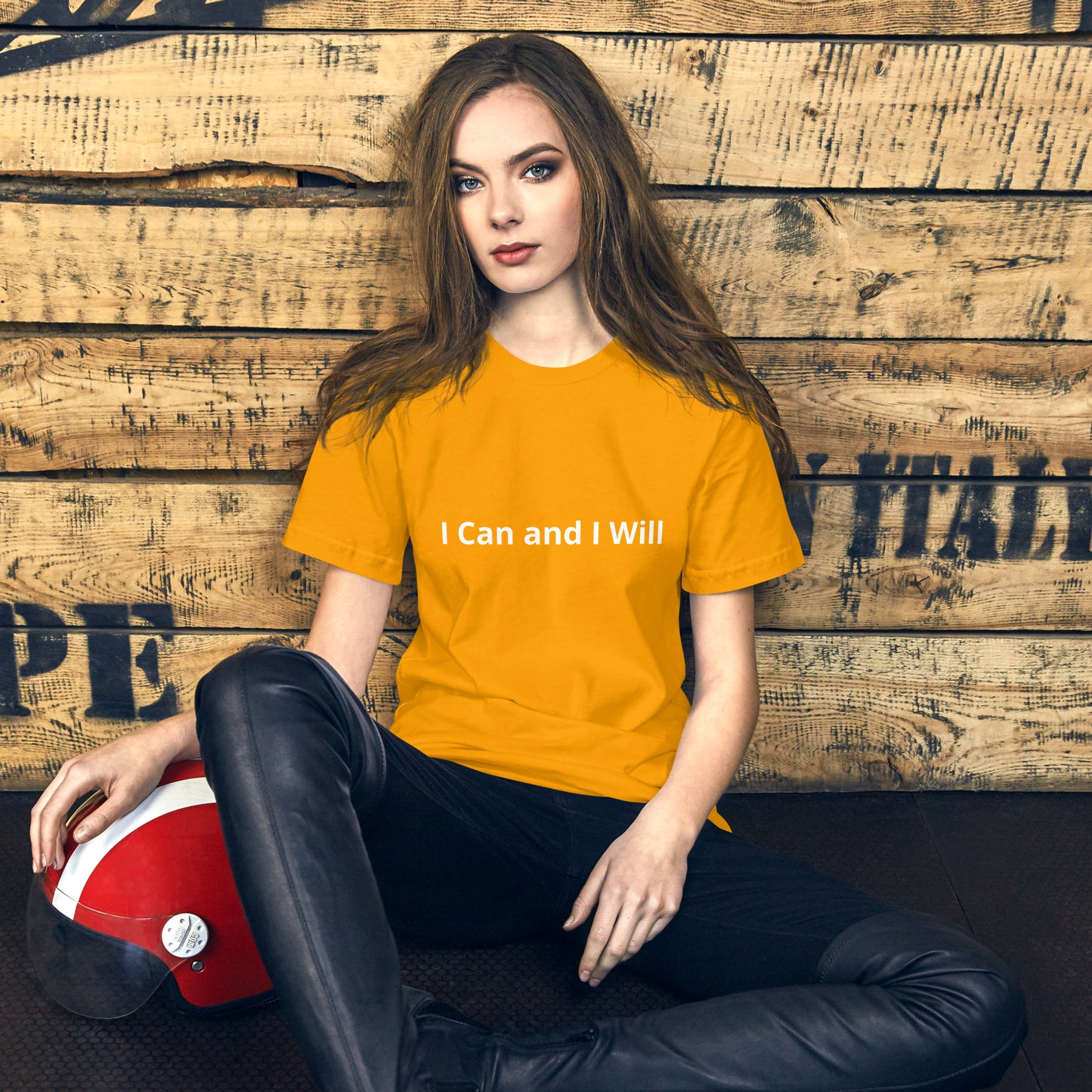 I CAN and I WILL  Unisex t-shirt