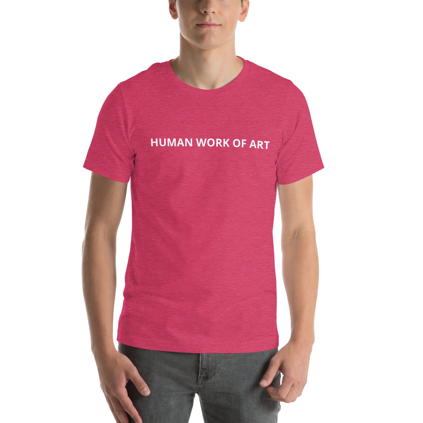 HUMAN WORK OF ART  Unisex t-shirt
