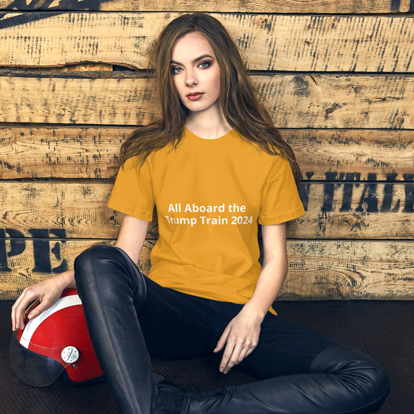 All Aboard the Trump Train 2024 Unisex t-shirt