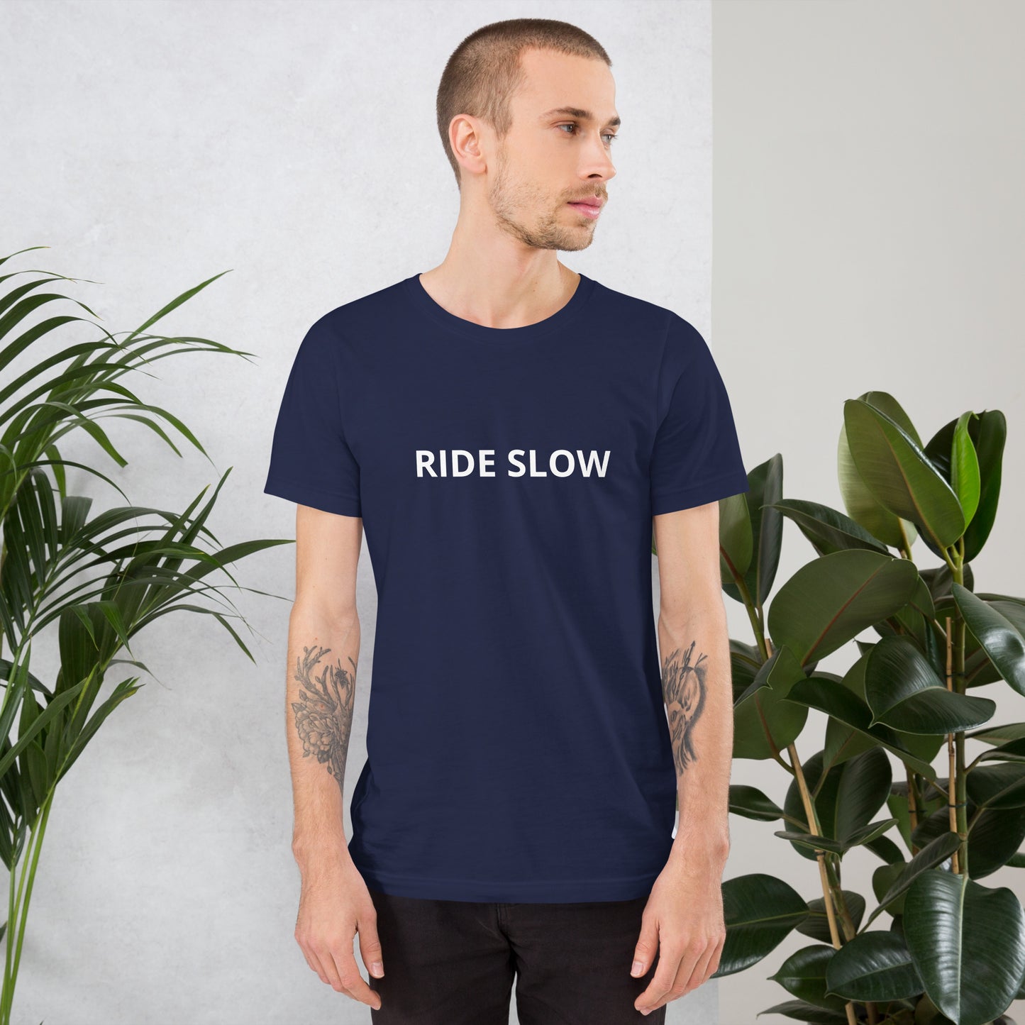 RIDE SLOW  Unisex t-shirt